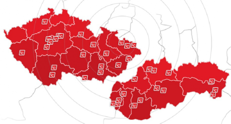 Naše výtahy jsou dostupné ve všech krajích České republiky i Slovenska