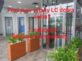 Špičkové komponenty - Proč jsou značkové výtahy LC dobrá volba